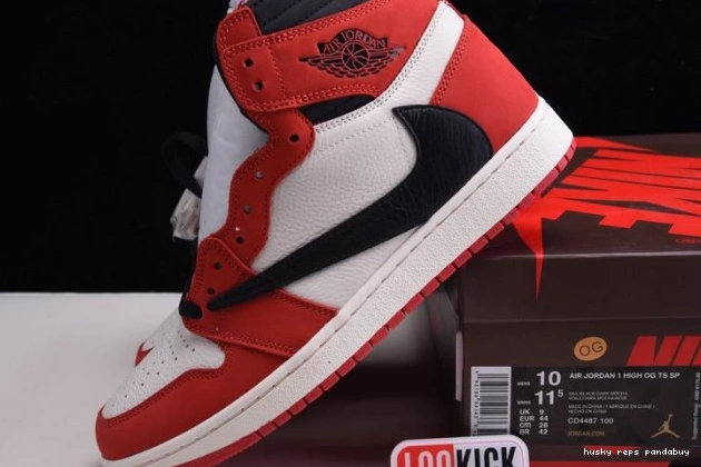 Cheap Husky RETRO HIGH JORDAN SCOTT AIR 100(RED) TRAVIS X 1 OG - CD4487 0822